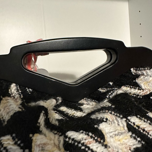 BTB Los Angeles Black/White Estuche Collette Clutch - Picture 4 of 6